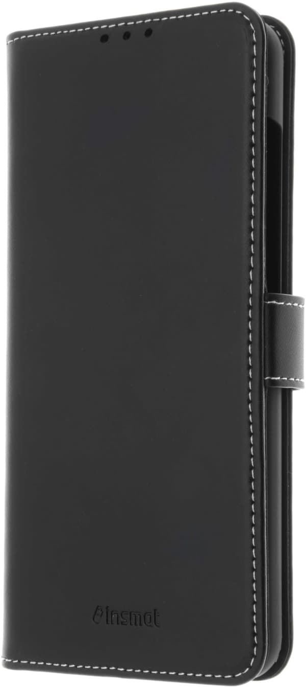 Insmat Exclusive Flip Case -lompakkokotelo, Nokia 7.2, musta