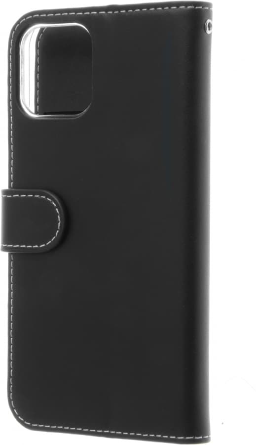 Insmat Exclusive Flip Case lompakkokotelo, iPhone 12 / 12 Pro, musta