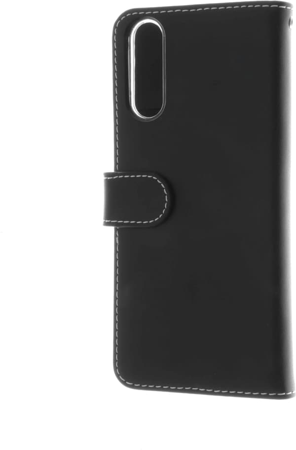 Insmat Exclusive Flip Case -lompakkokotelo, Sony Xperia 10 III, musta