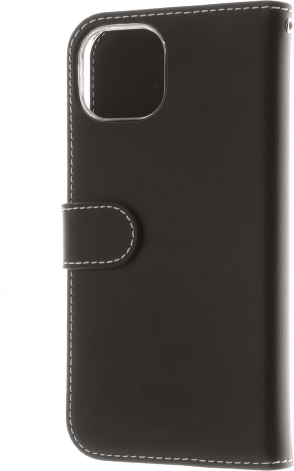Insmat Exclusive Flip Case lompakkokotelo, iPhone 13 mini, musta