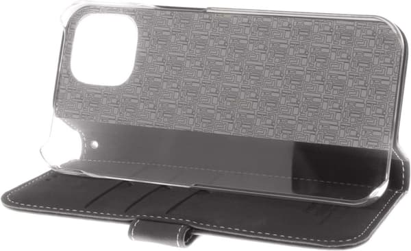 Insmat Exclusive Flip Case lompakkokotelo, iPhone 13 mini, musta