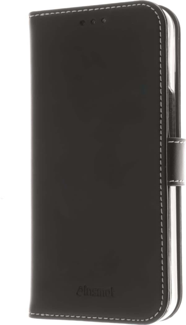 Insmat Exclusive Flip Case Plånboksfodral, iPhone 13, svart