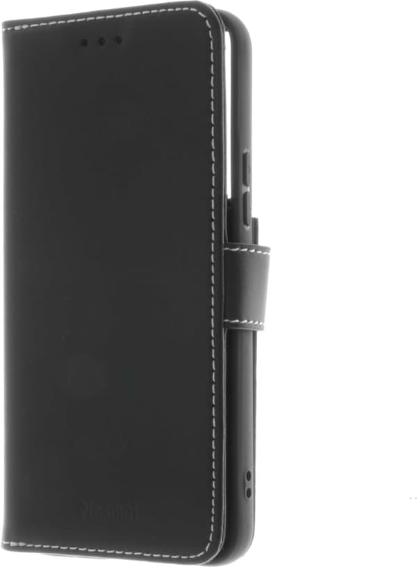Insmat Eksklusivt Flip Case pungetui, Samsung Galaxy S22+ 5G, sort