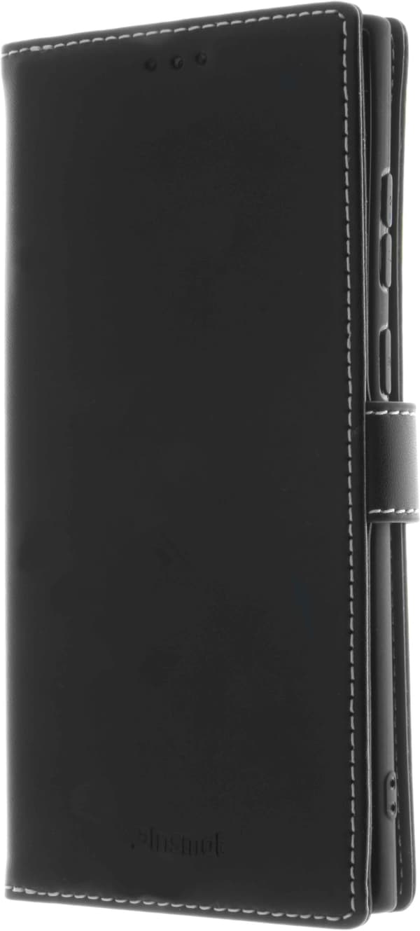 Insmat Eksklusivt Flip Case lommebokveske, Samsung Galaxy S22 Ultra 5G, svart
