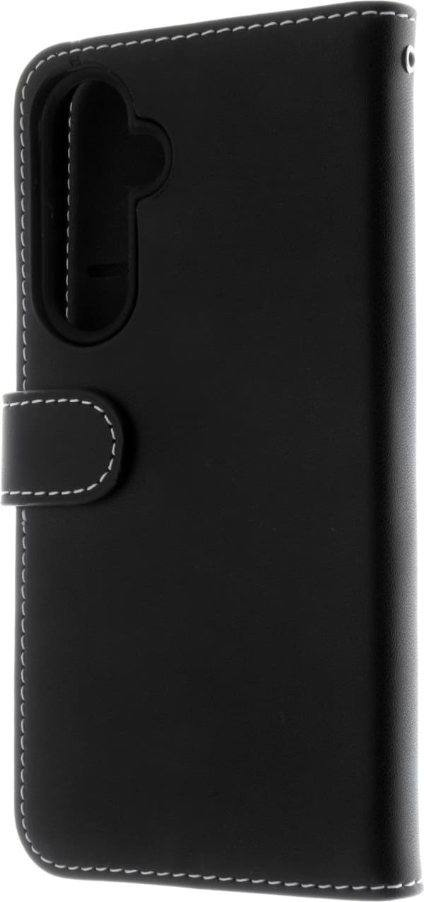Insmat Exclusive Flip Case -lompakkokotelo, Samsung Galaxy S23 FE, musta