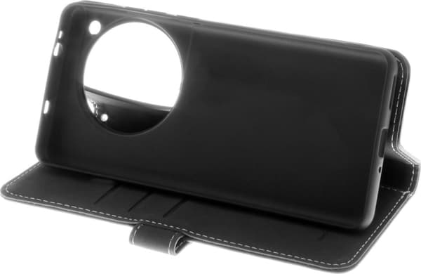 Insmat Flip Case -lompakkokotelo, OnePlus 12, musta