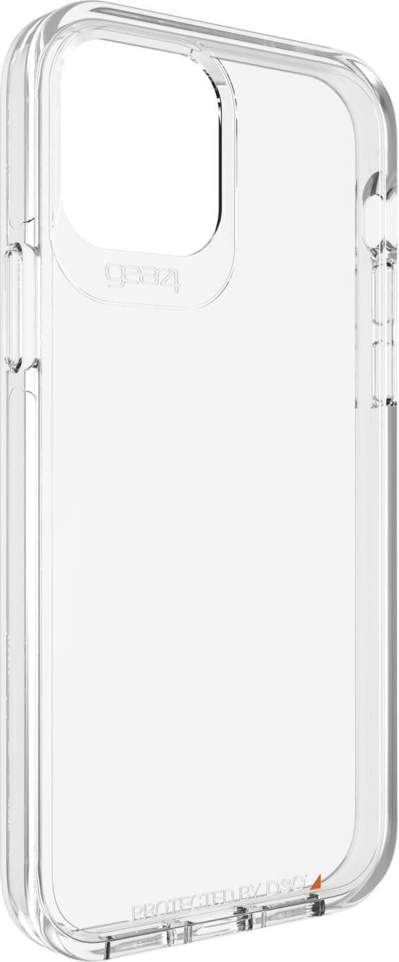 GEAR4 D3O Crystal Palace-fodral, iPhone 12 / 12 Pro, transparent