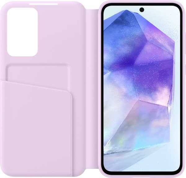Samsung Galaxy A55 Smart View Wallet-etui, lavendel