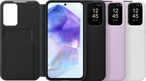 Samsung Galaxy A55 Smart View Wallet-etui, lavendel