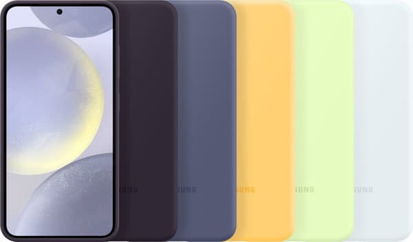 Samsung Galaxy S24 Silikon-etui, lilla