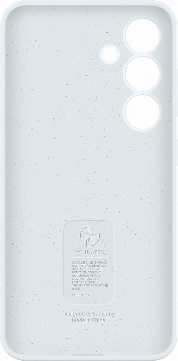 Samsung Galaxy S24 silikoneetui, hvid