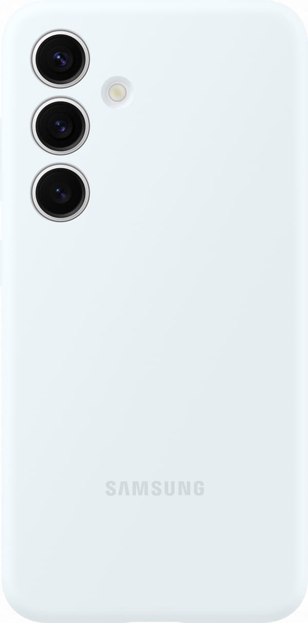 Samsung Galaxy S24 silikoneetui, hvid