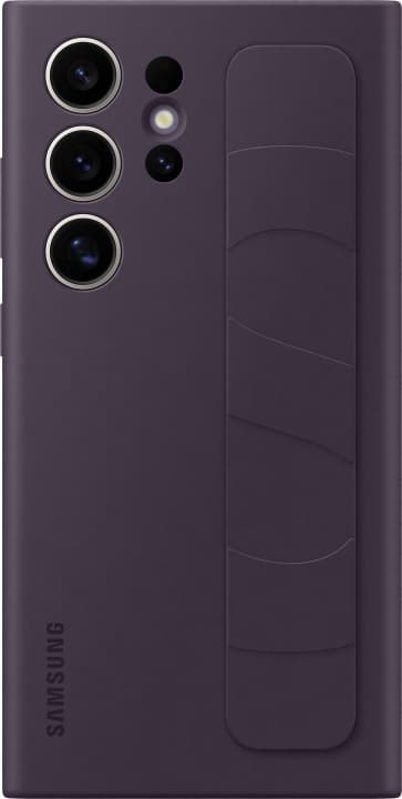 Samsung Galaxy S24 Ultra Standing Grip Case, mörklila