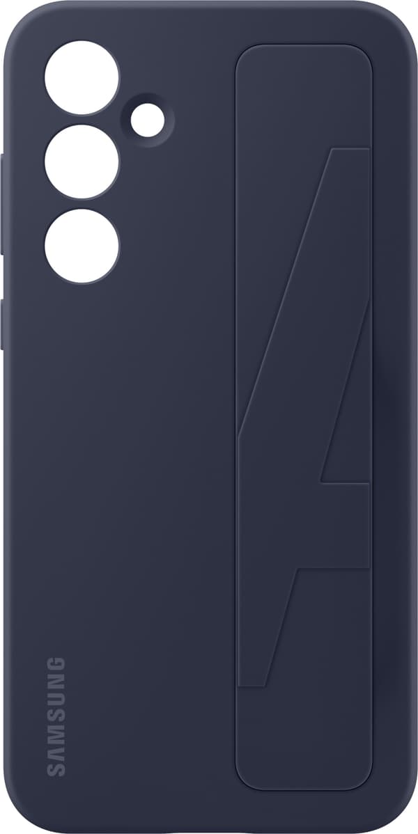 Samsung Galaxy A55 Standing Grip Case -suojakotelo, sininen / musta