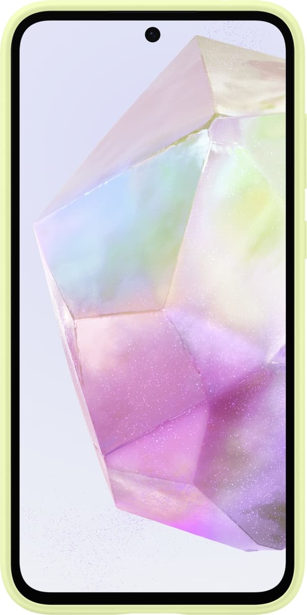 Samsung Galaxy A35 Silikonfodral, limegrön