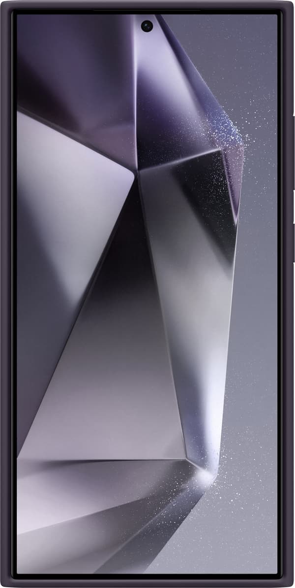 Samsung Galaxy S24 Ultra silikoneetui, mørk lilla