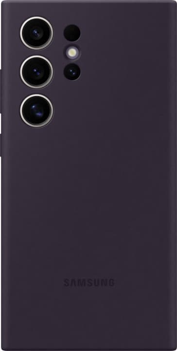 Samsung Galaxy S24 Ultra silikoneetui, mørk lilla