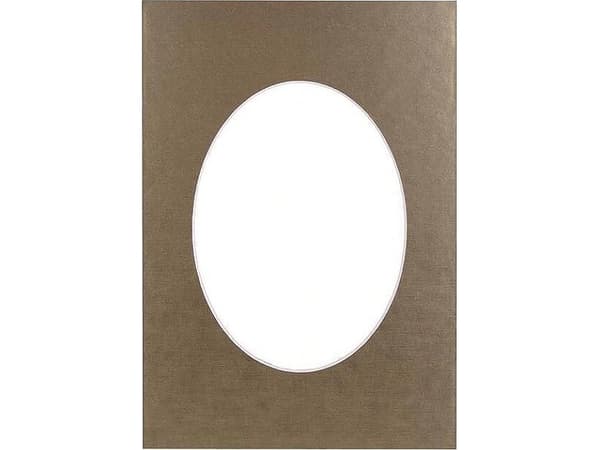 Passepartout 21x29.7, golden oval