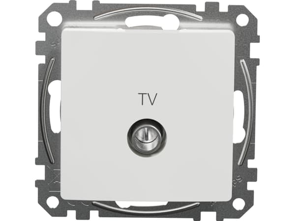SCHNEIDERE TV-uttag Schneider Sedna Design SDD111474 genomgång 7dB vit Design & Elements