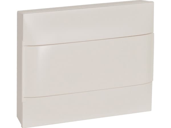 Legrand Circuit breaker panel LEGRAND PRACTIBOX S, 12 modules, surface, white with white doors