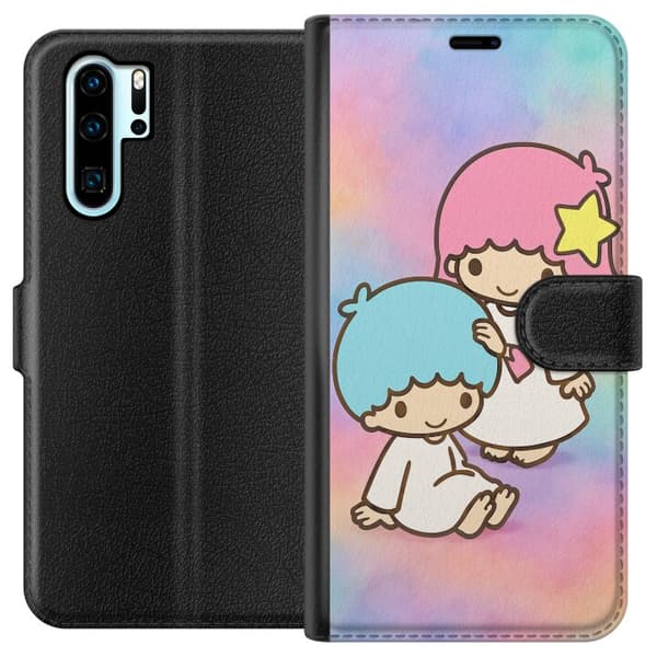 Huawei P30 Pro Tegnebogsetui Kawaii Sanrio Kiki Lola Little Twin Stars