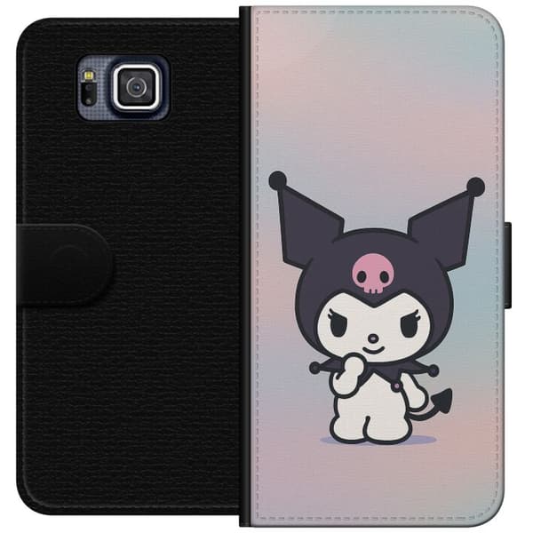 Samsung Galaxy Alpha Plånboksfodral Kawaii Sanrio Kuromi