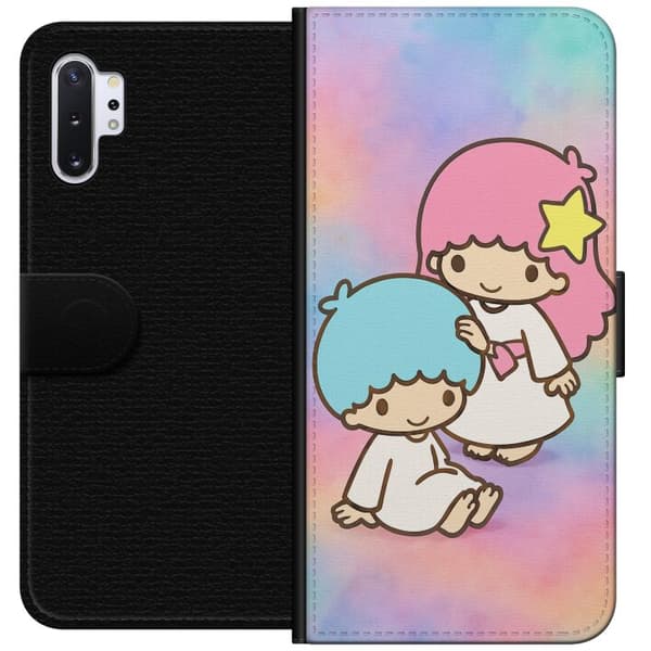 Samsung Galaxy Note10+ Plånboksfodral Kawaii Sanrio Kiki Lola Little Twin Stars