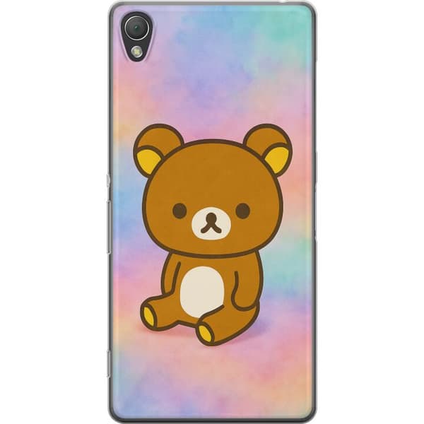 Sony Xperia Z3 Läpinäkyvä kuori Kawaii Sanrio Rilakkuma