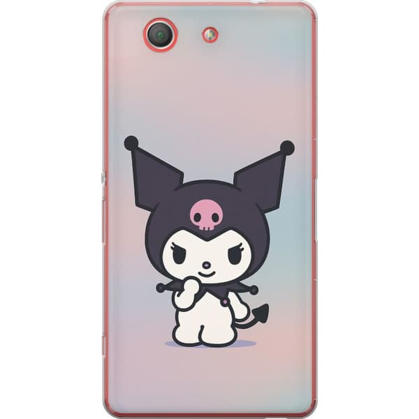Sony Xperia Z3 Compact Genomskinligt Skal Kawaii Sanrio Kuromi