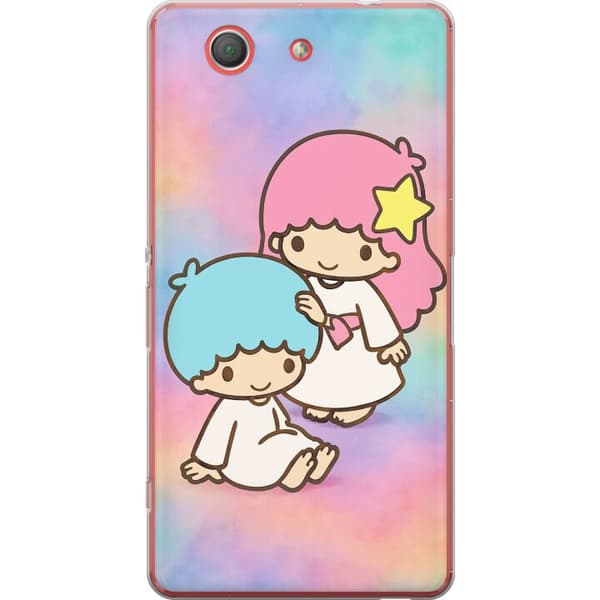 Sony Xperia Z3 Compact Gjennomsiktig deksel Kawaii Sanrio Kiki Lola Little Twin Stars
