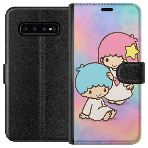 Samsung Galaxy S10 Lommeboketui Kawaii Sanrio Kiki Lola Little Twin Stars