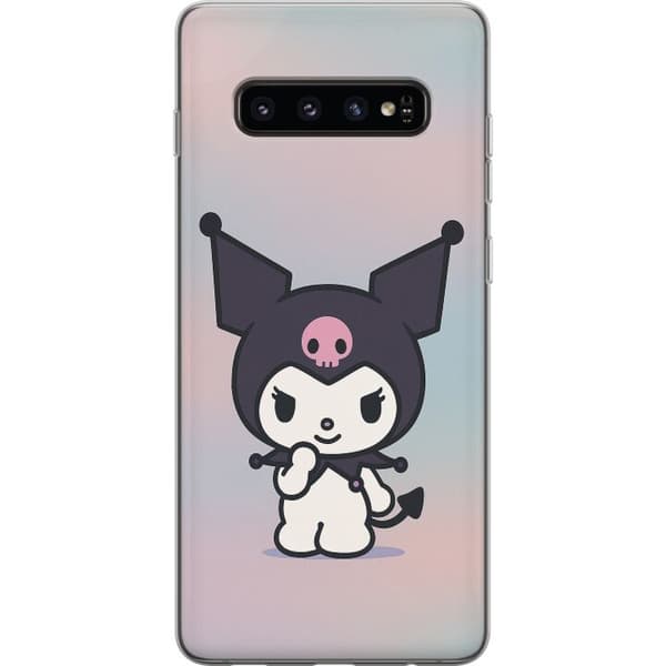 Samsung Galaxy S10 Gjennomsiktig deksel Kawaii Sanrio Kuromi