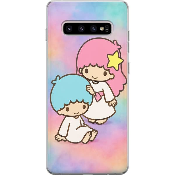 Samsung Galaxy S10+ Läpinäkyvä kuori Kawaii Sanrio Kiki Lola Little Twin Stars