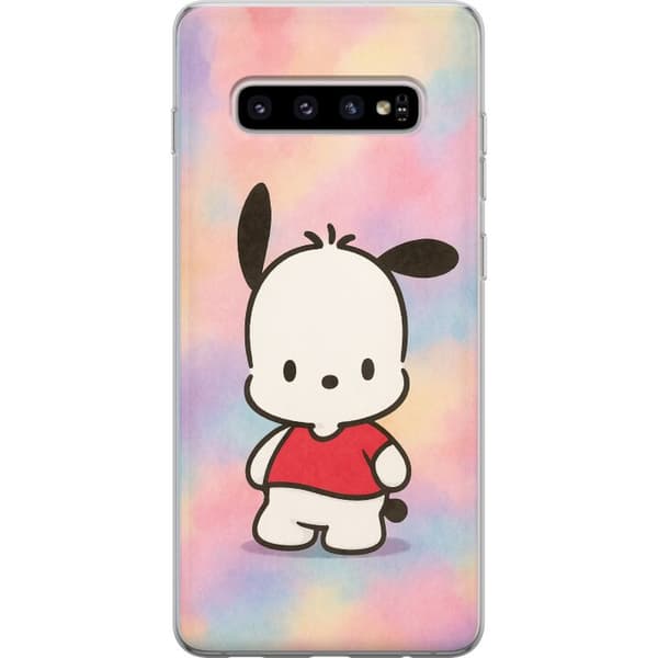 Samsung Galaxy S10+ Gennemsigtig cover Kawaii Sanrio Pochacco