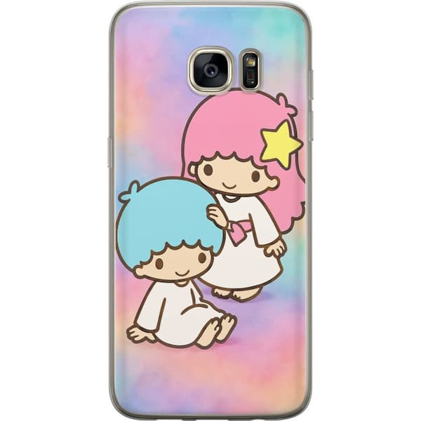 Samsung Galaxy S7 edge Gjennomsiktig deksel Kawaii Sanrio Kiki Lola Little Twin Stars