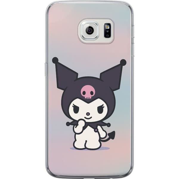 Samsung Galaxy S6 edge Gjennomsiktig deksel Kawaii Sanrio Kuromi