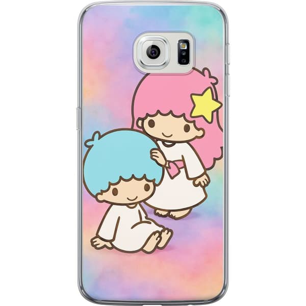 Samsung Galaxy S6 edge Läpinäkyvä kuori Kawaii Sanrio Kiki Lola Little Twin Stars