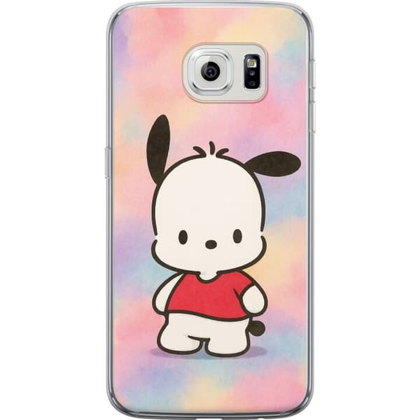 Samsung Galaxy S6 edge Genomskinligt Skal Kawaii Sanrio Pochacco