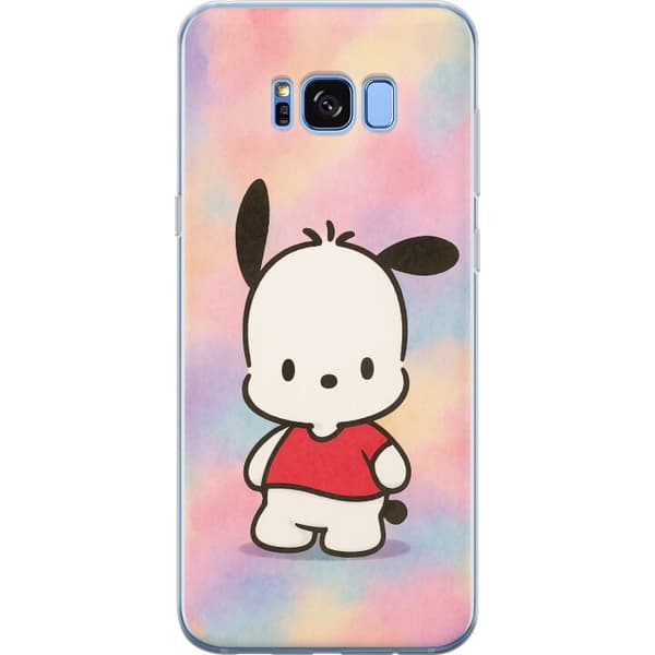 Samsung Galaxy S8 Genomskinligt Skal Kawaii Sanrio Pochacco