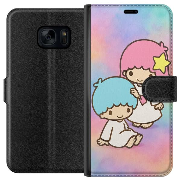 Samsung Galaxy S7 Lommeboketui Kawaii Sanrio Kiki Lola Little Twin Stars