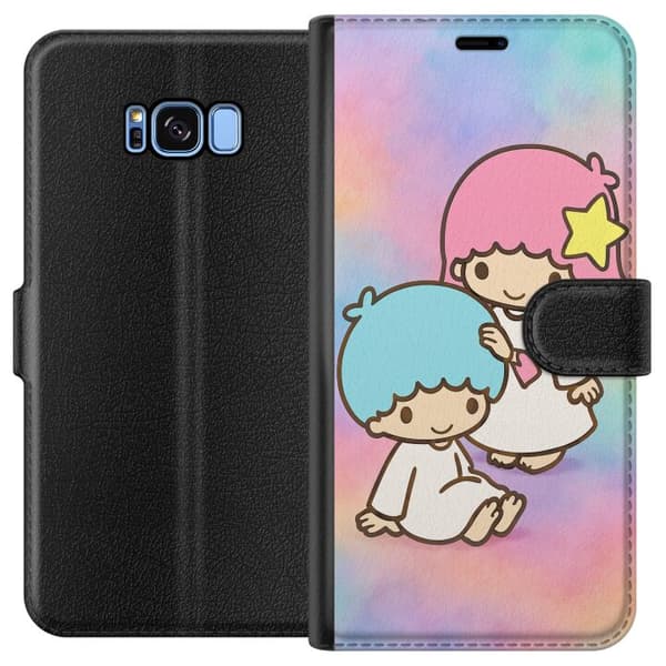 Samsung Galaxy S8 Lompakkokotelo Kawaii Sanrio Kiki Lola Little Twin Stars
