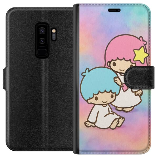 Samsung Galaxy S9+ Lompakkokotelo Kawaii Sanrio Kiki Lola Little Twin Stars