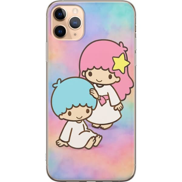 Apple iPhone 11 Pro Max Genomskinligt Skal Kawaii Sanrio Kiki Lola Little Twin Stars