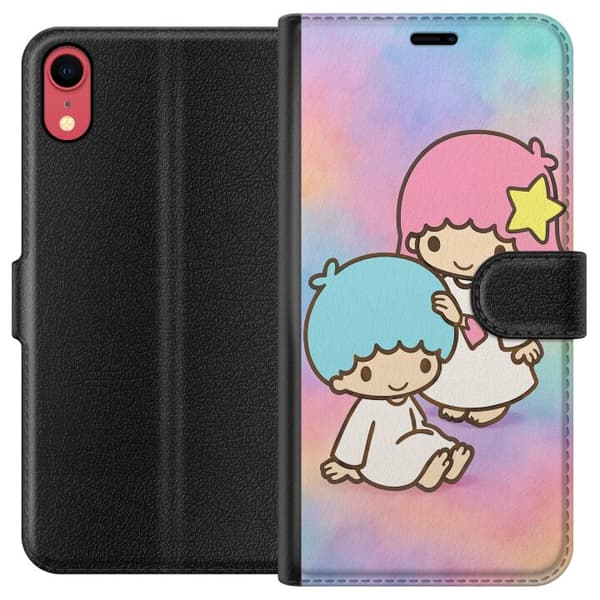Apple iPhone XR Tegnebogsetui Kawaii Sanrio Kiki Lola Little Twin Stars