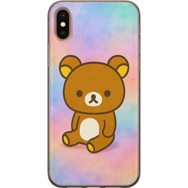 Apple iPhone X Genomskinligt Skal Kawaii Sanrio Rilakkuma