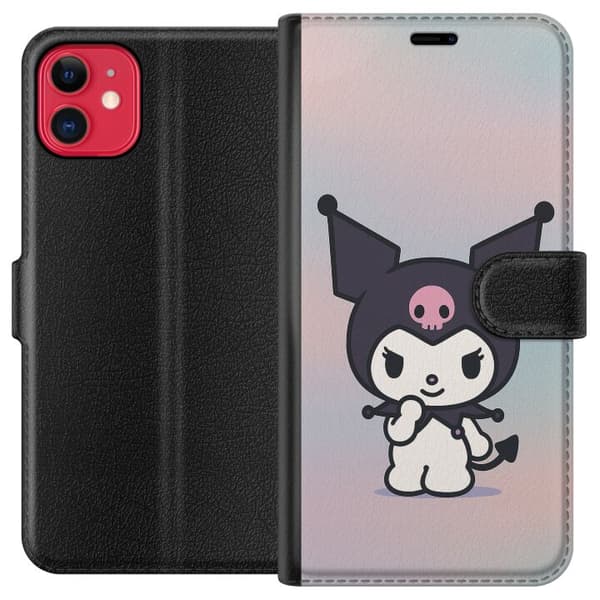 Apple iPhone 11 Plånboksfodral Kawaii Sanrio Kuromi