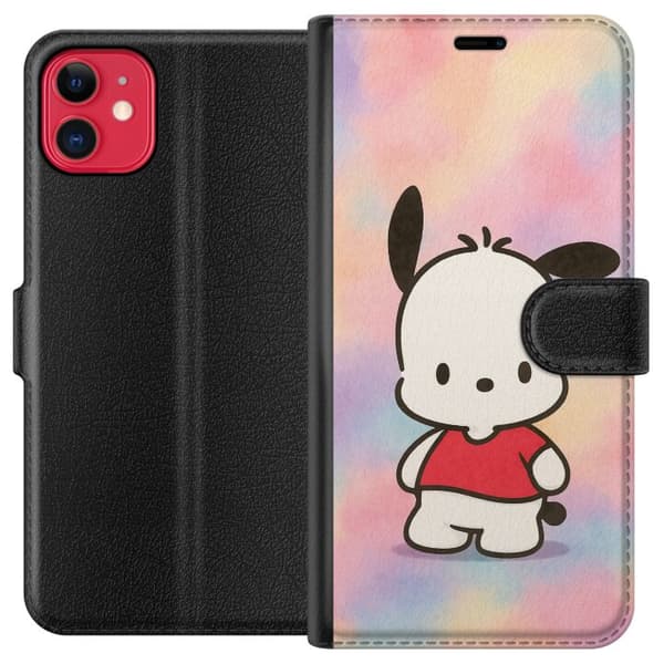 Apple iPhone 11 Tegnebogsetui Kawaii Sanrio Pochacco