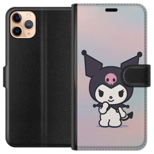 Apple iPhone 11 Pro Max Tegnebogsetui Kawaii Sanrio Kuromi