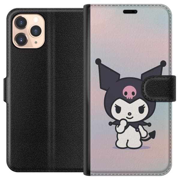 Apple iPhone 11 Pro Plånboksfodral Kawaii Sanrio Kuromi