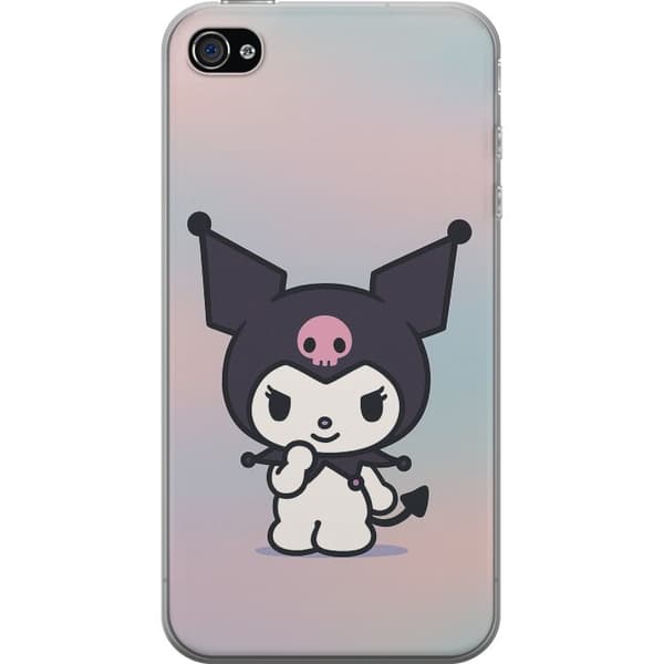 Apple iPhone 4s Gjennomsiktig deksel Kawaii Sanrio Kuromi
